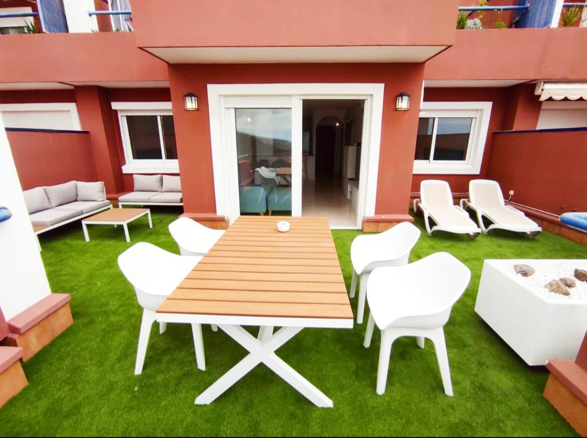 Wonderful View, Huge Terrace Solarium, Private Parking Daire Costa Adeje  Dış mekan fotoğraf