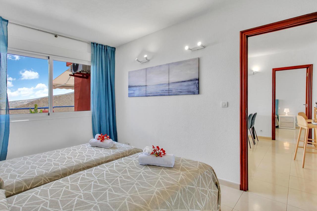 Wonderful View, Huge Terrace Solarium, Private Parking Daire Costa Adeje  Dış mekan fotoğraf