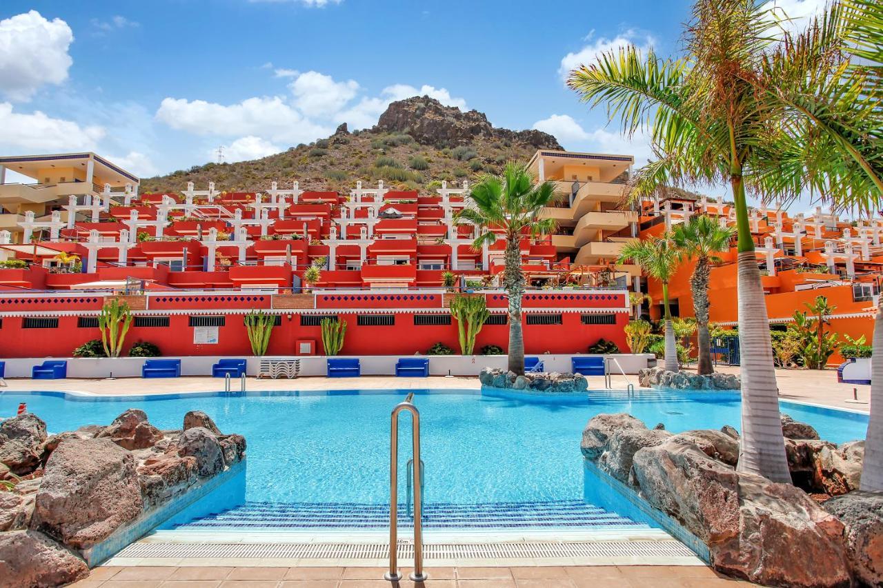 Wonderful View, Huge Terrace Solarium, Private Parking Daire Costa Adeje  Dış mekan fotoğraf
